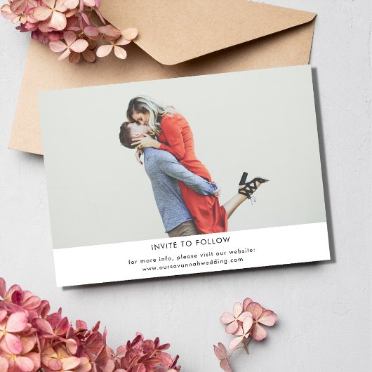Elegantes Arch Foto Moderne Hochzeit Save The Date