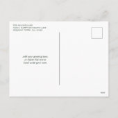 Elegantes Arch Weihnachten Botanisches Foto (Rückseite)