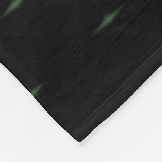 Elegantes Armani schwarzes Satin-Muster Fleecedecke (Ecke)