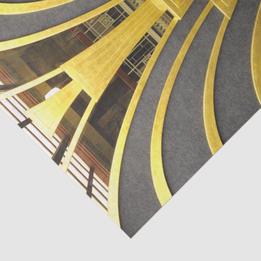 Elegantes Art Deco Gatsby Design Tissue Seidenpapier (Ausschnitt)