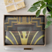 Elegantes Art Deco Gatsby Design Tissue Seidenpapier (Geschenk)