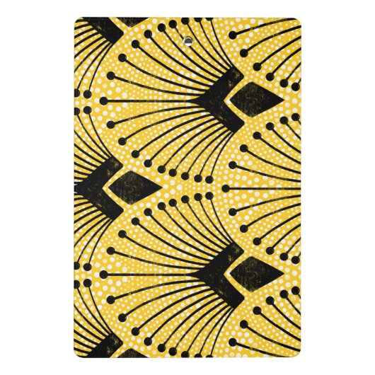 Elegantes Art Deco Mini Klemmbrett (Rückseite)