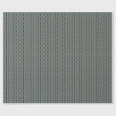 Elegantes Art Deco Muster Bögen Navy Gold Chic Geschenkpapier (Flach)