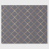 Elegantes Art-Déco-Muster. Geschenkpapier (Flach)