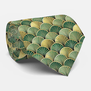 Elegantes Art Deco-Muster mit Fliesen Krawatte