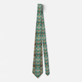 Elegantes Art Deco-Muster mit Fliesen Krawatte (Vorderseite)