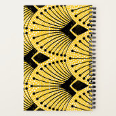 Elegantes Art Deco Notizblock (Rückseite)