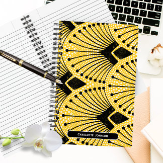 Elegantes Art Deco Notizblock