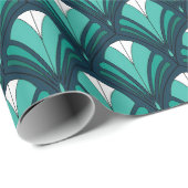 Elegantes Art Deco Vintages Design Geschenkpapier (Rolleneckpunkt)