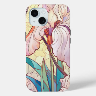 Elegantes Art Nouveau-Buntglas-Schmetterling Iris Case-Mate iPhone Hülle