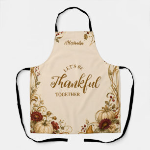 Elegantes Art Nouveau Thanksgiving-Dinner Schürze