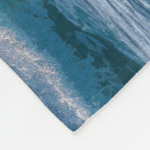 Elegantes Artwork aus den Artworks des Blue Ocean  Fleecedecke (Ecke)
