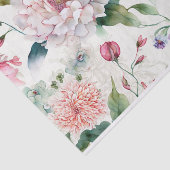 Elegantes, asiatisches Blumenmuster Seidenpapier (Ausschnitt)