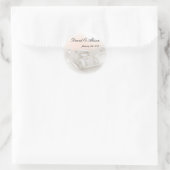 Elegantes Auto & Gown Wedding Stickers (Tasche)