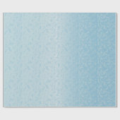 Elegantes Baby-Blau des Damast-Entwurfs-| Geschenkpapier (Flach)