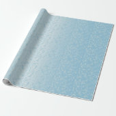 Elegantes Baby-Blau des Damast-Entwurfs-| Geschenkpapier (Ungerollt)