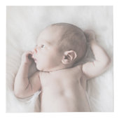 Elegantes Baby Custom Family Portrait Würfel (Rechts)