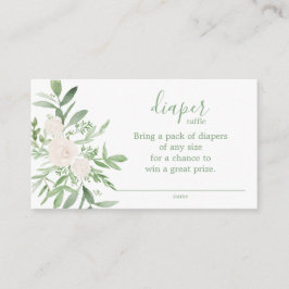 Elegantes Baby Duschdiapter Begleitkarte