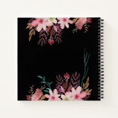 Elegantes Baby Shower Gästebuch Notizblock (Rückseite)