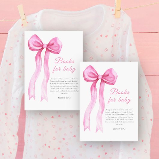 Elegantes Babybuch buchen Begleitkarte