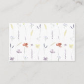 Elegantes Babybuch für das Baby Lamm Begleitkarte (Rückseite)