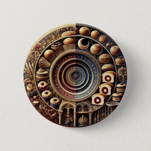 Elegantes Backen Button (Vorderseite)