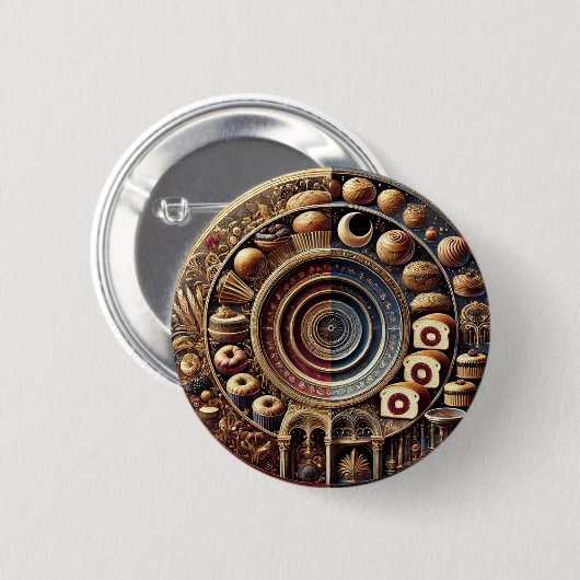 Elegantes Backen Button (Vorne & Hinten)