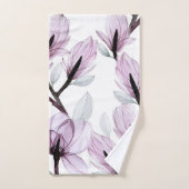 Elegantes Badehandtuch-Set mit floralem Design Badhandtuch Set (Handtuch)