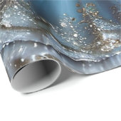 Elegantes Ballerina Design Geburtstagsgeschenkpapi Geschenkpapier (Rolleneckpunkt)