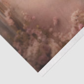 Elegantes Ballerina Portrait & Floral, Shabby Chic Seidenpapier (Ausschnitt)