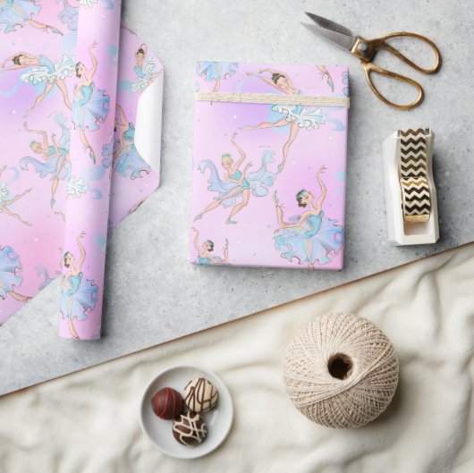 Elegantes Ballerinas Geschenkpapier (Kunsthandwerk)