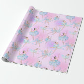 Elegantes Ballerinas Geschenkpapier (Ungerollt)