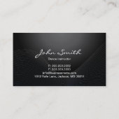 Elegantes Ballroom Dance Studio Visitenkarte (Rückseite)