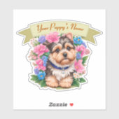 Elegantes Band, bezauberndes Yorkshire, kundenspez Aufkleber (Blatt)