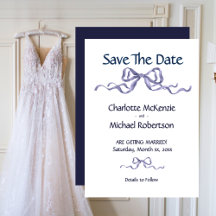 Elegantes Band & Schleife Romantische Hochzeit Mar