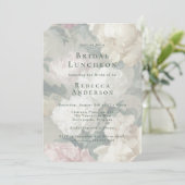 Elegantes Barock-Brautparty Einladung (Stehend Vorderseite)