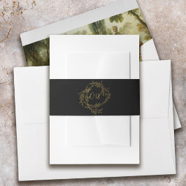 Elegantes Barock Chinoiserie Vintage Hochzeit Einladungsbanderole