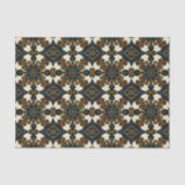 Elegantes Barock & Rokoko Nahtloses Muster Seidenpapier (Vorderseite)