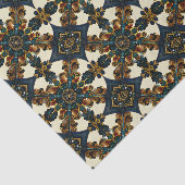 Elegantes Barock & Rokoko Nahtloses Muster Seidenpapier (Ausschnitt)