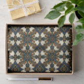 Elegantes Barock & Rokoko Nahtloses Muster Seidenpapier (Geschenk)