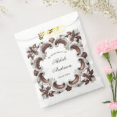 Elegantes barockes Hochzeitsrahmen-Brautparty Geschenktütchen (Versiegelt)