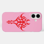 Elegantes Barockstil-Ornamentrahmen-Design Case-Mate iPhone Hülle (Rückseite (Horizontal))