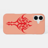 Elegantes Barockstil-Ornamentrahmen-Design iPhone 16 Hülle (Rückseite (Horizontal))