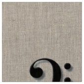 Elegantes Bassschlüssel-Gewebe Stoff (Nahaufnahme)