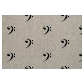 Elegantes Bassschlüssel-Gewebe Stoff