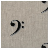 Elegantes Bassschlüssel-Gewebe Stoff (Muster)