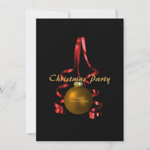 Elegantes Baumband der WeihnachtsPartyverzierung Einladung