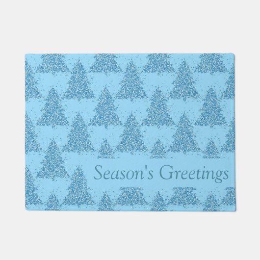 Elegantes Baummuster | Dusty Mauve Pink Custom Fußmatte (Vorderseite)