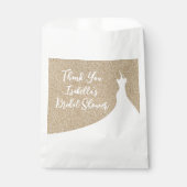 Elegantes Beach Brautparty Gefallen Beutel weiß Geschenktütchen (Vorderseite)