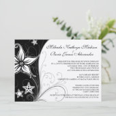 Elegantes Beach Hochzeit in Urlaubsort Themenangeb Einladung (Stehend Vorderseite)